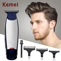 Волосы Kemei триммер для бороды перезаряжаемое электрическое лезвие машинки для стрижки волос Беспроводная Машинка для стрижки волос dfdf