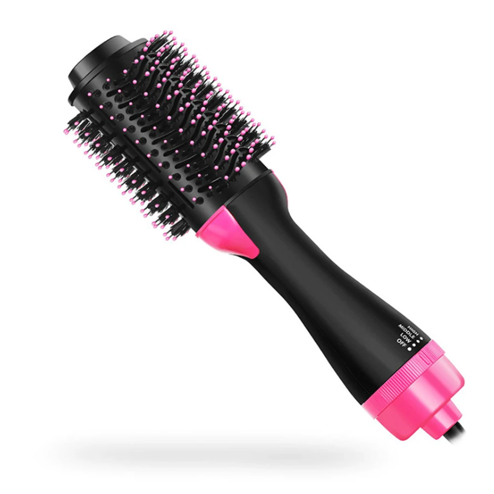 

Curling Brush 3 in 1 Curly Wave Straight Hair Tools Dryer Brush Hair Styling Iron Tools
