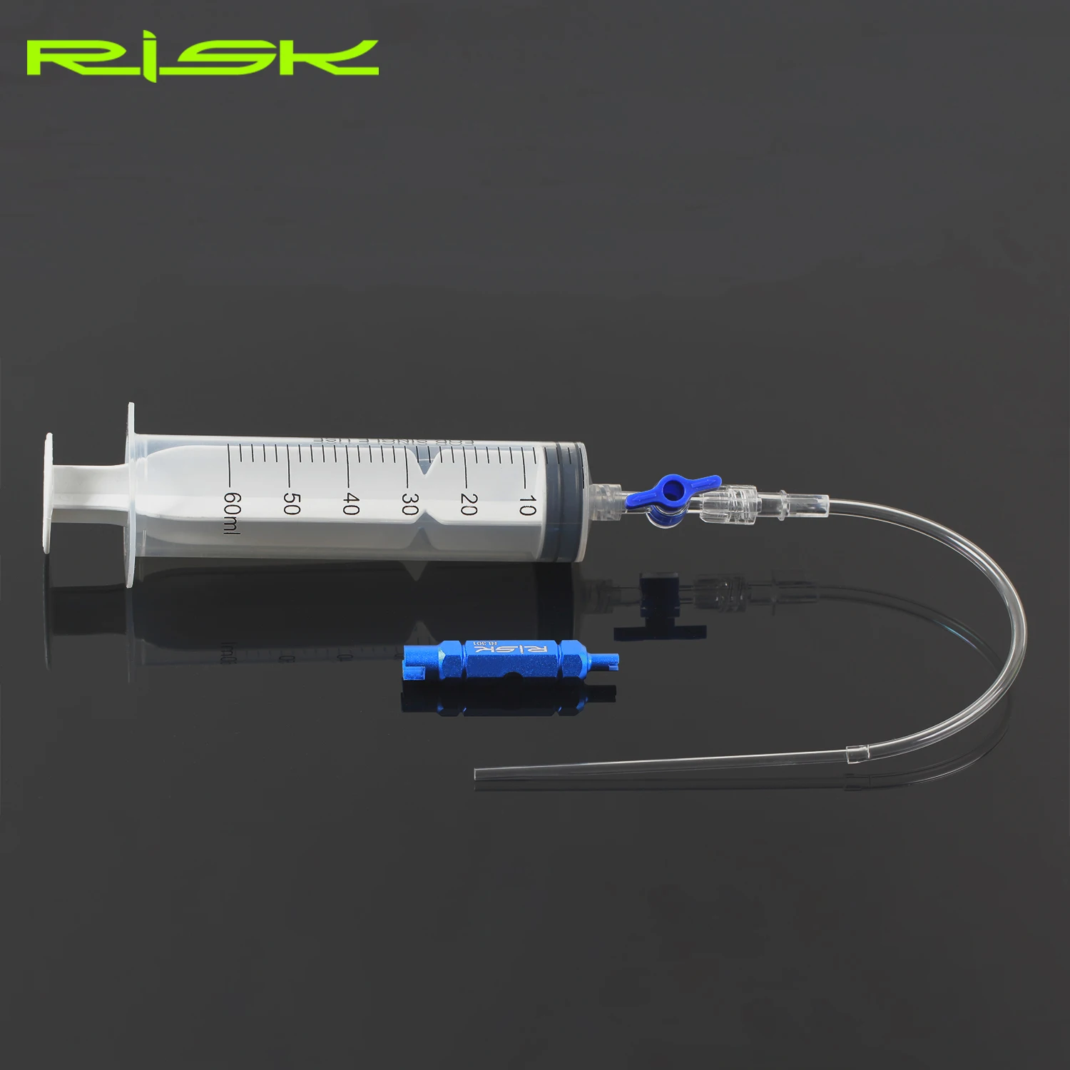 Bicycle Tubeless Tyre Sealant Injector Tool Cycling Bike Injection Schrader Presta Valve Core Removal Tool RISK RL225 bicycle valve core remover bicycle valve tool