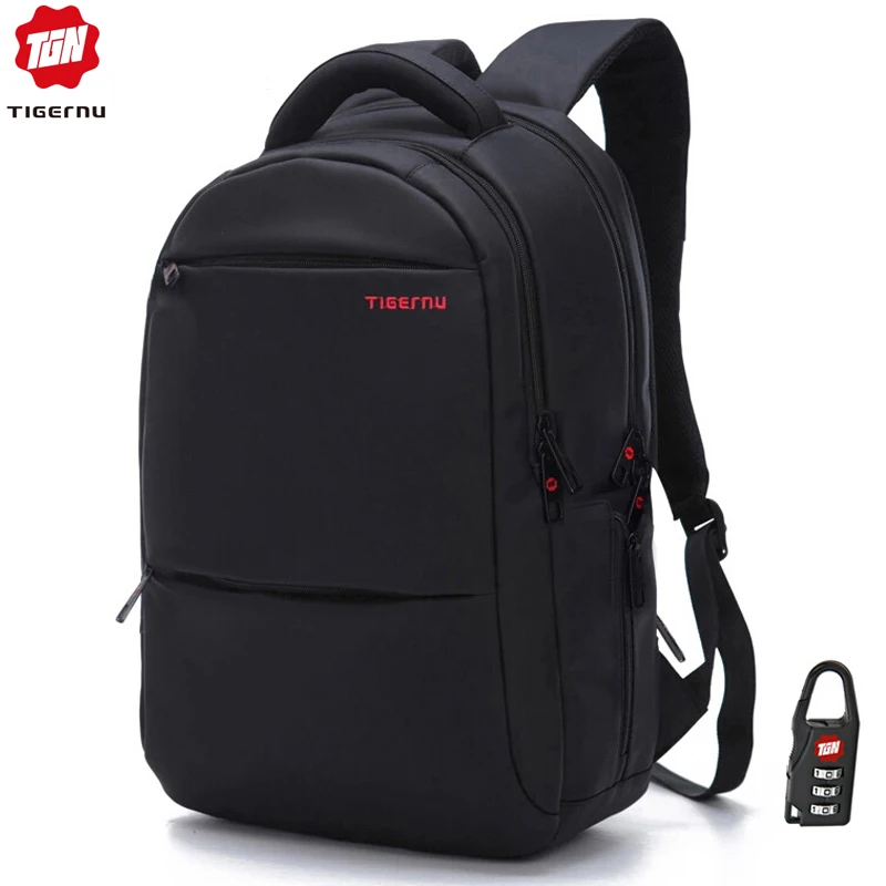 Online Tigernu Anti theft 20L Große Kapazität 15,6 zoll College Rucksäcke Männer Schwarz Rucksack Weibliche Frauen Mochila Laptop Tasche 15,6 17 zoll