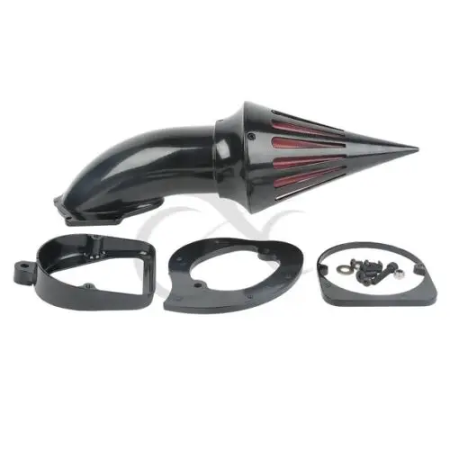 Мотоцикл Спайк Воздухоочиститель Впускной фильтр для Honda Shadow Spirit ACE 750 1998-2013 - Цвет: Black