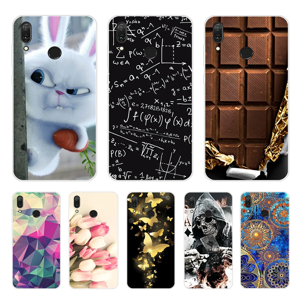 

For Coque Huawei Y7 2019 Case Phone Cover Soft Silicone Printing Back Case Fundas For Huawei Y7 2019 Y 7 Y7 Pro 2019 Cover TPU