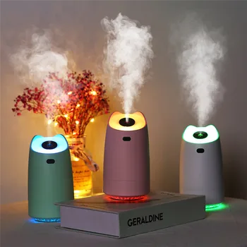 

Home Appliances USB Humidifier 280ml Ultrasonic Cool Mist Aroma Air Oil Diffuser Romantic Colorful LED Lamp Humidificador