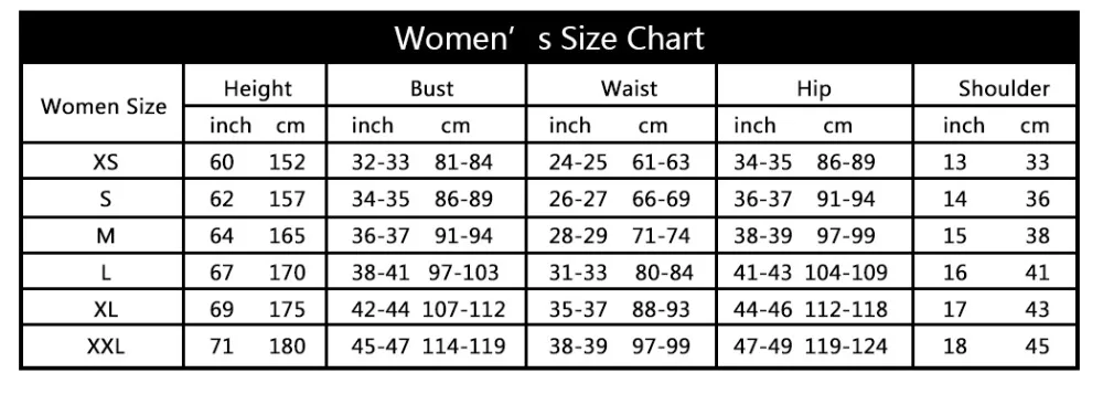womens size