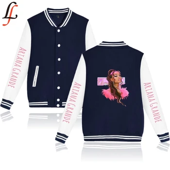 

Ariana Grande-2D A 2019 Baseball Jacket Sweatshirts Women/Men Winter Casual Harajuku Hoodies Sweatshirt Kpop College Style