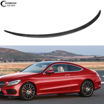 

For CLS Class W205 2-Door Coupe Forged Carbon Rear Trunk Spoiler Wing Lip 2015+