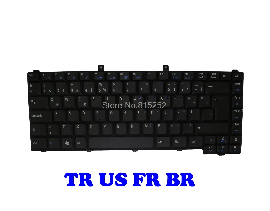 Laptop Keyboard For Acer For Aspire 5000 50 5040 5050 5051 5052 5540 5551 5560 5570 5572 France Fr Turkey Tr English Us New Keyboard For Acer Us Keyboardlaptop Keyboard Aliexpress