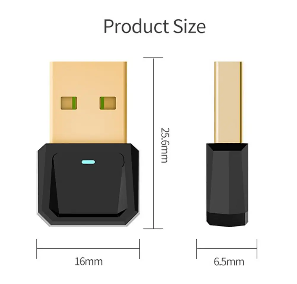 USB Bluetooth 5,0 адаптер настольный компьютер передатчик приемник передача беспроводной адаптер для ноутбука ПК мышь клавиатура динамик
