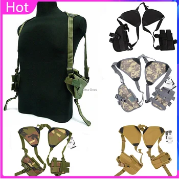 

Combat Army Tactical Gun Holster Hunting Shooting Shoulder Pistol Pouch for 1911 Glock Revolvers Handgun Guns Holsters