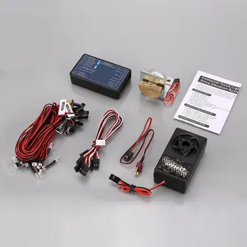 

G.T. POWER Lighting and Voice Vibration System RC Car Parts Kit for Tamiya RC4WD Tractor RC Car Vehicle Accessories