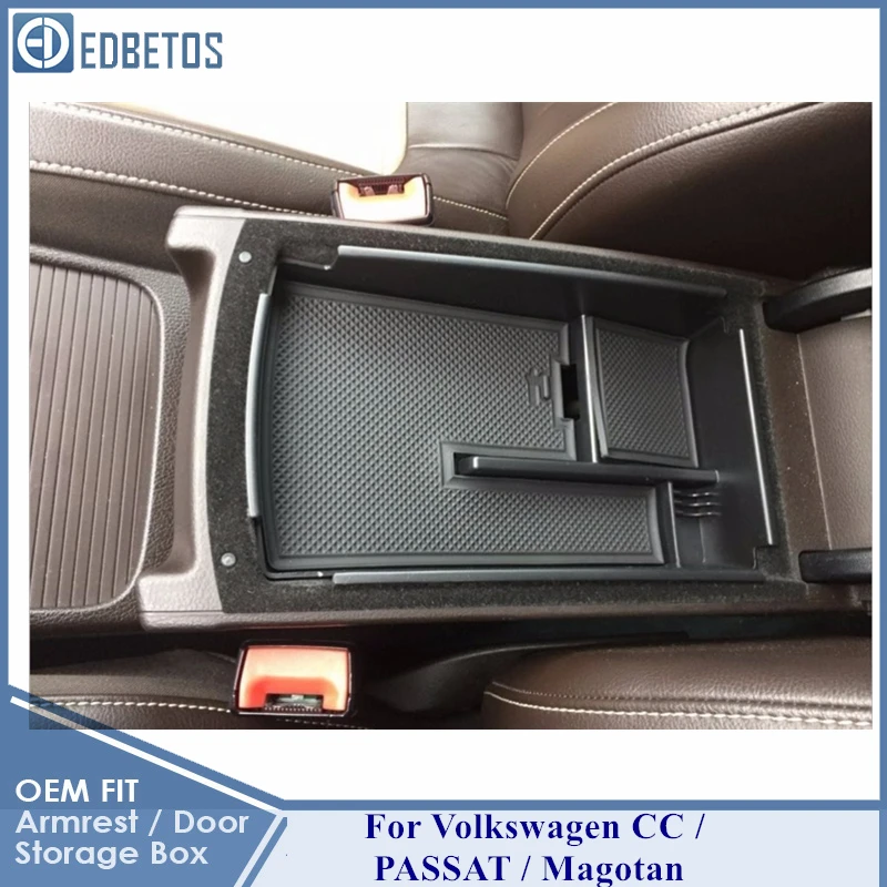 Для Volkswagen Passat B6 B7 CC 2006 2016 центральный Органайзер для аксессуаров салона