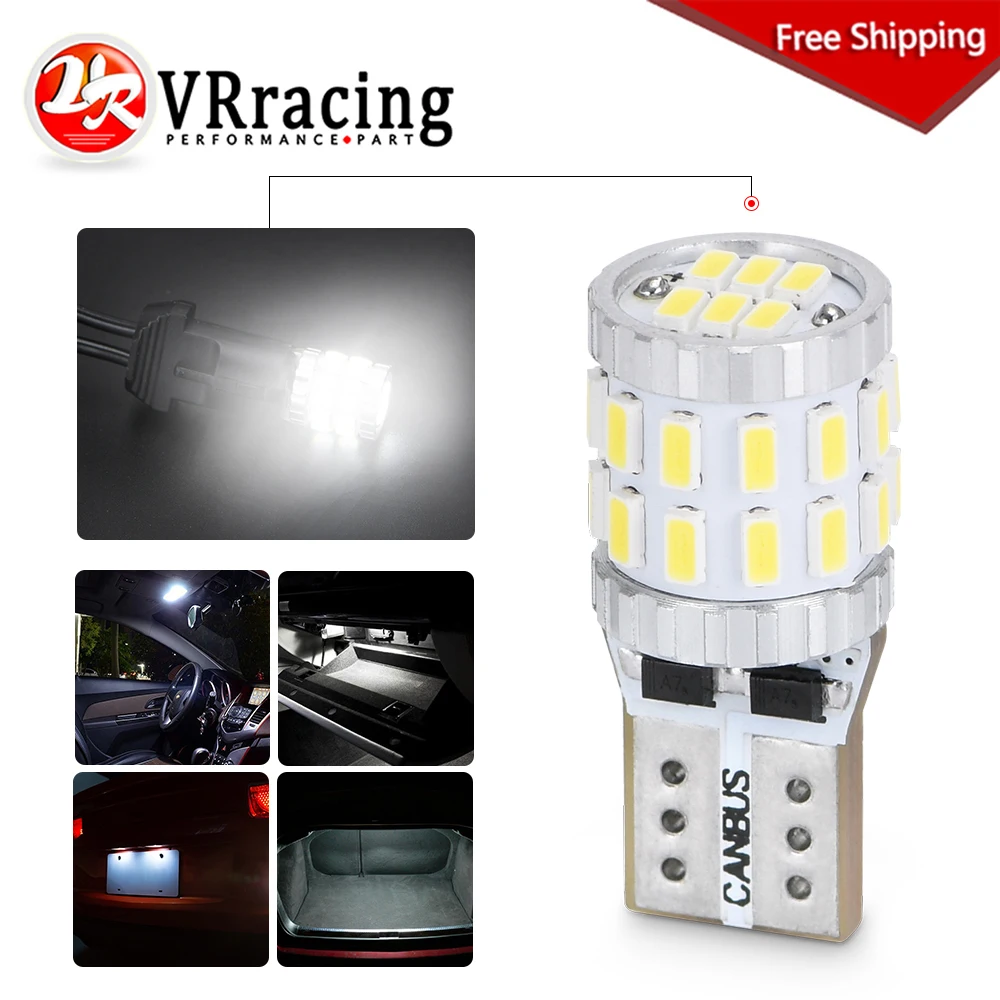 

2pcs W5W T10 LED Bulbs Canbus For Car Parking Position Lights Interior Light For BMW VW Mercedes Audi A3 8P A4 6B BMW E60 E90