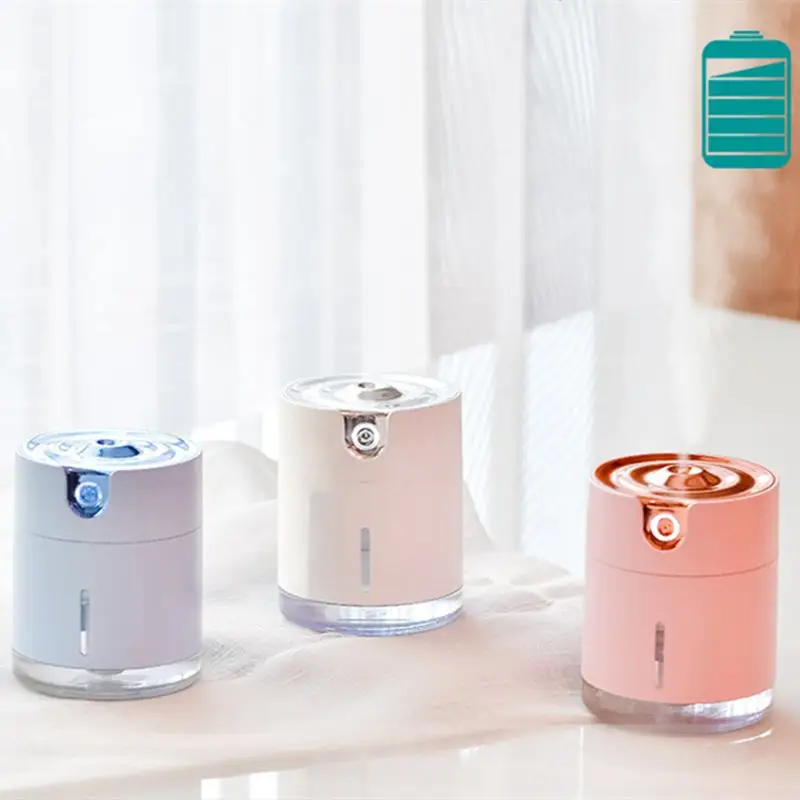 

300ml Ultrasonic Humidifier 2000mAh Battery Operated USB Rechargeable PortableAroma Air Difuser Essential Oil Mist Maker Fogger