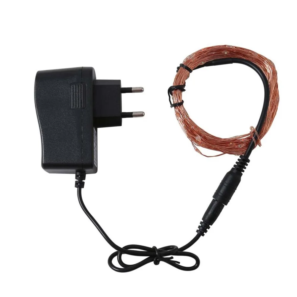 

LED String Lights 100 Led Twinkle Copper Wire String Lights for Bedroom Patio Christmas Parties Decoration