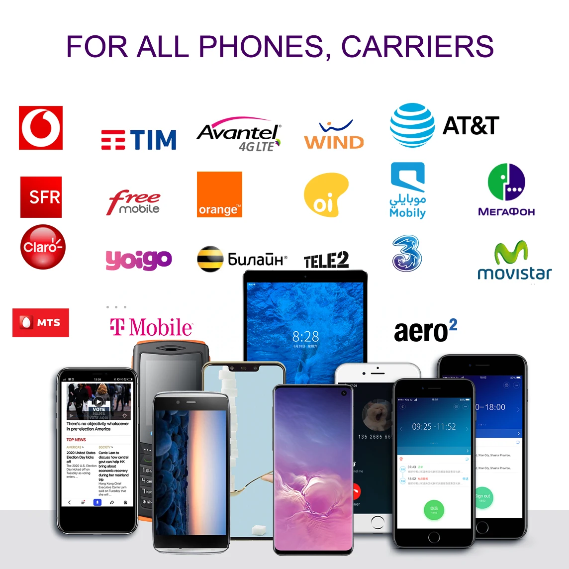 Lintratek 800 900 셀룰러 증폭기, 5 밴드 신호 리피터, GSM 2100 1800 LTE 부스터, 4 밴드 2G 3G 4G 인터넷 신호 증폭기