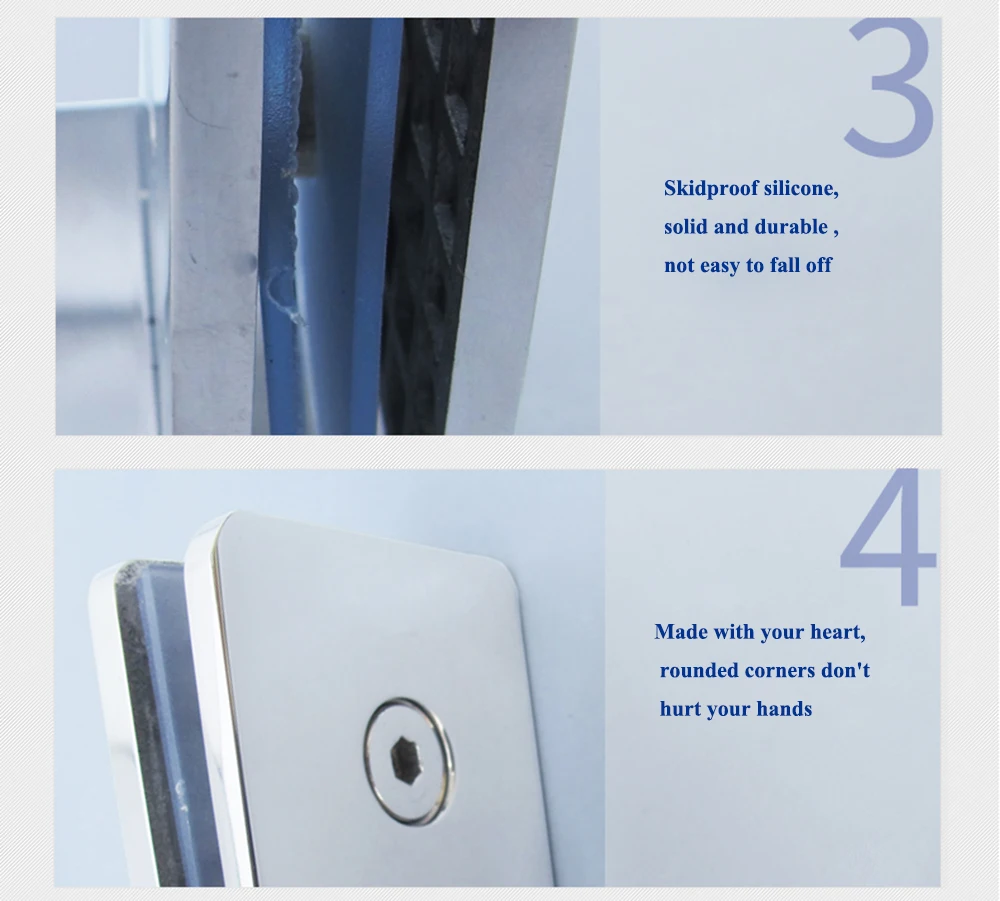 para conector de vidro clipe de vidro