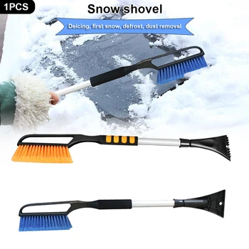 

2 in 1Winter Tools for Car Truck SUVs Snow Shovel Multifunction Retractable Car Window Windshield Car Ice Scraper Deicing Tool