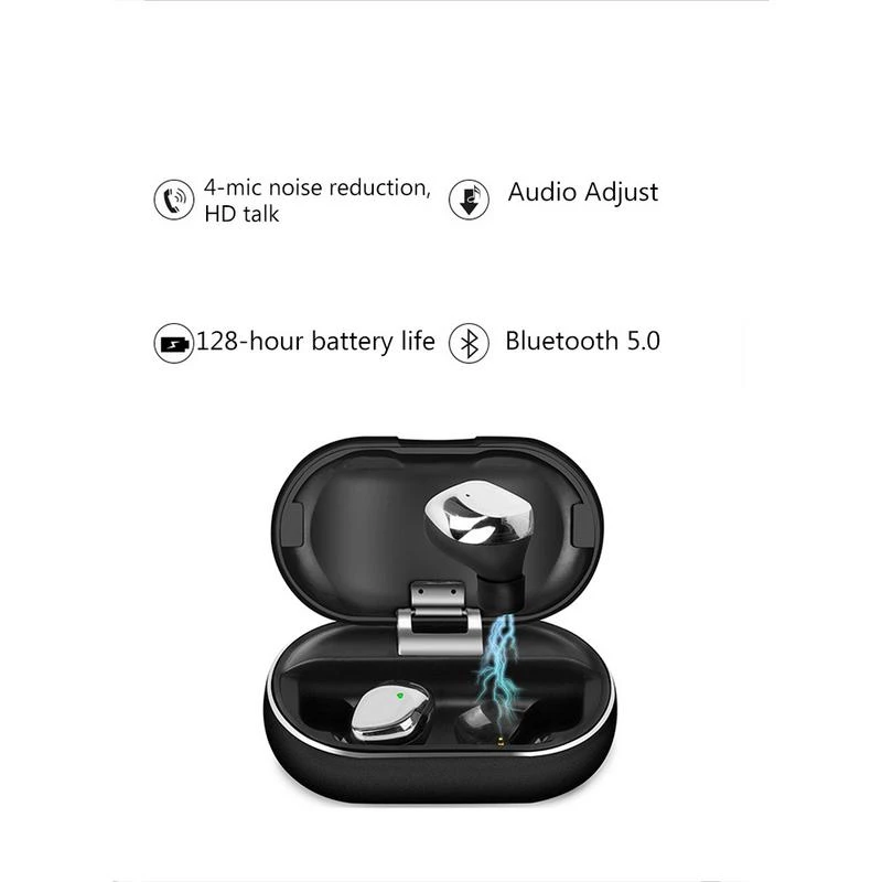 X26 Tws bluetooth headphones 5.0 True Smart Waterproof Stereo With For Iphone for realme x2 pro Q x x2 tws noise cancelling
