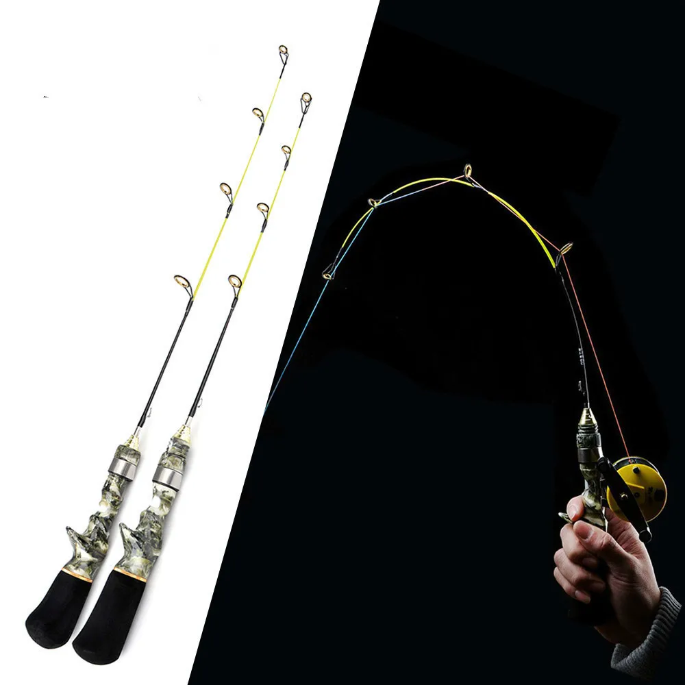 New 50cm 60cm Mini Telescopic Ice Fishing Rod C.W.10-20G Cambo Winter Fishing Soft Rod Carp Fishing Tackle Pesc New 50cm 60cm Mini Telescopic Ice Fishing Rod C.W.10-20G Cambo Winter Fishing Soft Rod Carp Fishing Tackle Pesc