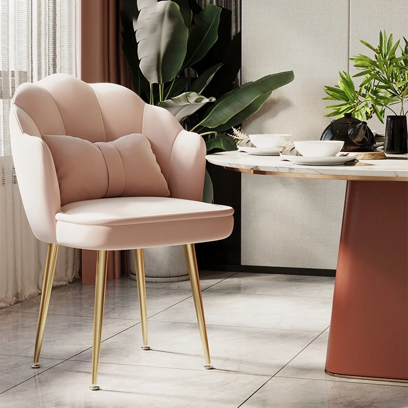 Verval begroting Email schrijven Nordic Fluwelen Eetkamerstoel Voor Eetkamer Meubels Licht Luxe Thuis Bureau  Dressing Roze Stoel Rugleuning Leisure Eetkamerstoel|Eetkamer stoelen| -  AliExpress