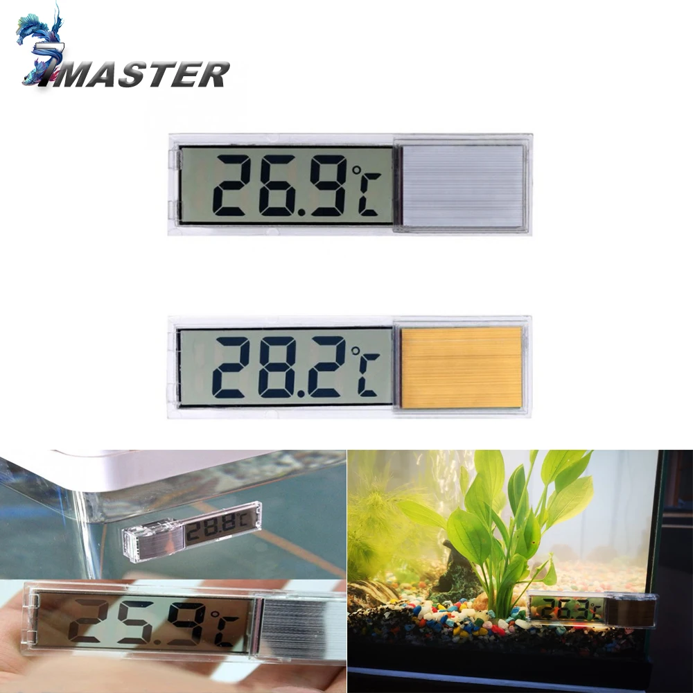 

Aquarium Thermometer New Multi-Functional LCD 3D Digital Electronic Temperature Measurement Fish Tank Temp Meter