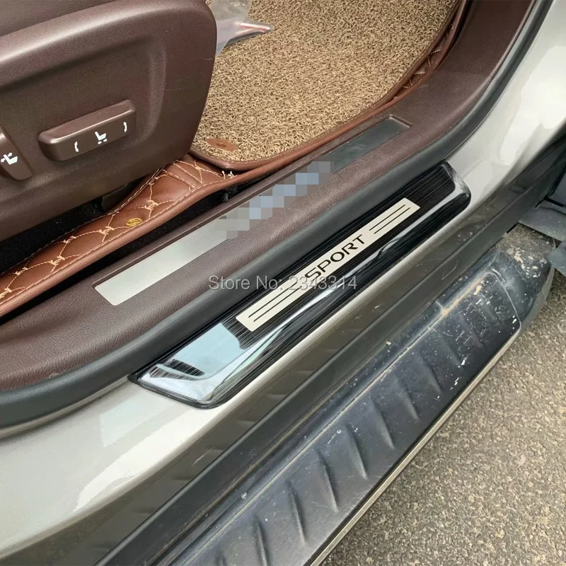 Автомобильные аксессуары для LEXUS RX RX350 RX450, Накладка на порог, накладка на педаль из нержавеющей стали, защита, стильные Авто наклейки