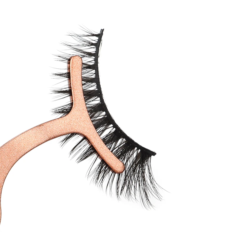 LANJINGLIN 1 pc false eyelashes tweezers multifunction stainless profession auxiliary fake eye lashes make up tool