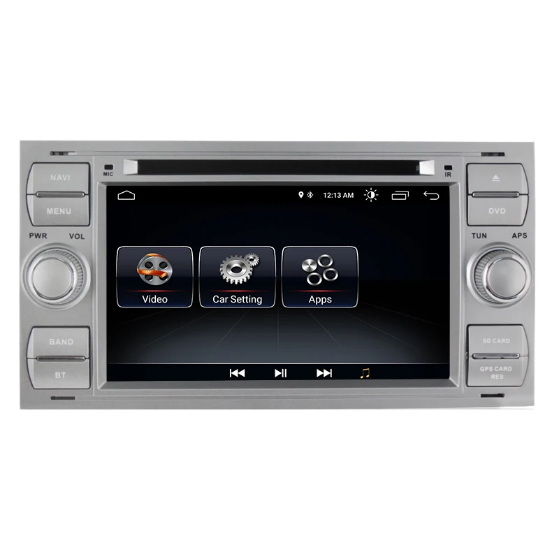 7 дюймов Android 8,1 2+ 32G gps навигация 2 DIN автомобильный DVD радио плеер для Ford Mondeo Focus C-MAX Galaxy Fiesta форма Fusion