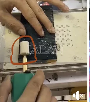 

2 in 1 9+ Glue cleanng head no hurt lcd touch use for glass separator OCA remover tool glass touch sceen polishing head