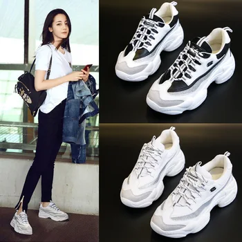 

Torre Shoes Female 2019 Xianyuan Head Women's Shoes Trend Joker Single Shoes Original Thick Bottom Casual Shoes Female