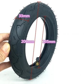 

Electric Scooter Pneumatic Tires Inflatable Full Wheels Replacement Tool 200mm