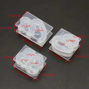 

Cute Mini Size 3D Pet Pig Goldfish Silicone Mold Epoxy Resin Molds Jewelry Tools