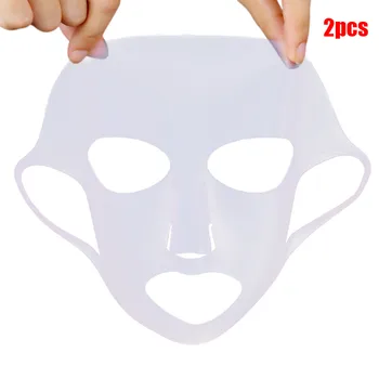 

Silicone Mask Perfect Waterproof evaporation mask Cover Face Skin Care Moisturizing Mask Sheet Prevent Evaporation Steam #1225