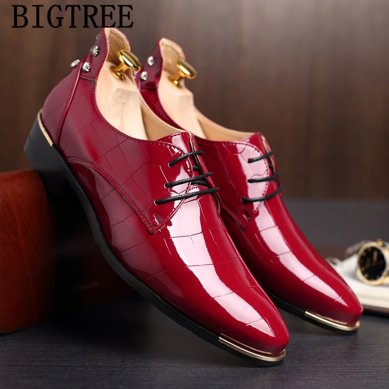Oxford Abito Da Sera Scarpe Da Sposa Uomo Scarpe Firmate Uomo Scarpe In Pelle Uomo Scarpe Uomo Elegante Zapatos De Charol Hombre