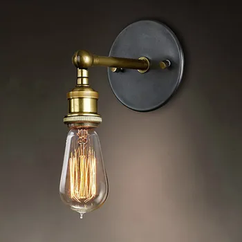 

Retro Wall Lights Iron Wandlamp Industrial Vintage Wall Sconce Light Fixture For Bar Cafe Hall Balcony Aisle Lamparas De Pared
