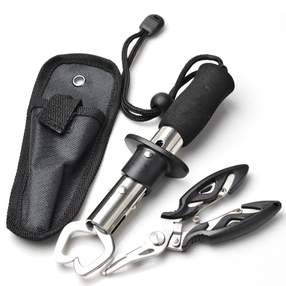

Durable Fishingtool Outdoor Fishingtackle Fish Clamp Fishing Tackle Black Set Fish Control Device Fish Catcher Practical