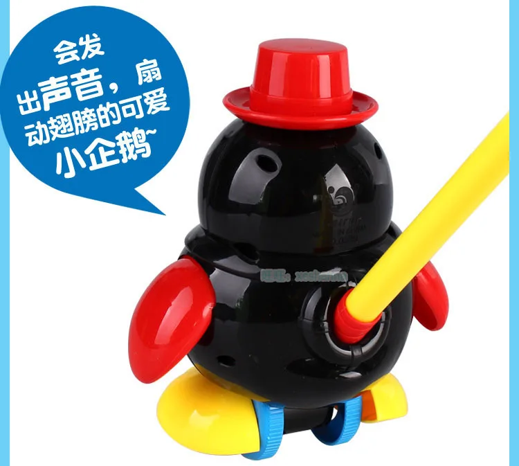 New Style Infants Learner Hand Push Dog Bell Gear Moving Children Stall Night Market Supply of Goods
