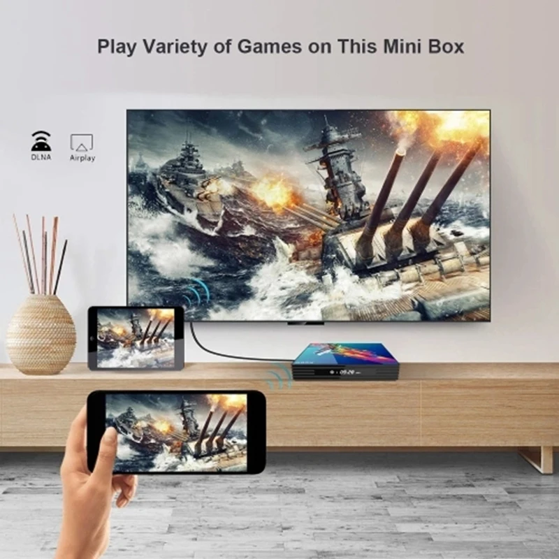 A95X R3 Смарт Android 9 0 ТВ коробка RK3318 четырехъядерный 64 бит 2 ГБ/16 ГБ UHD 4K VP9 H.265 4G/5G WiFi BT4.2