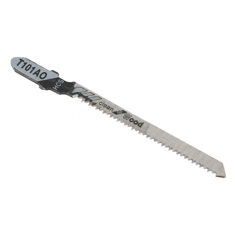DWZ 5pcs New T101AO Jigsaw Blades Set Clean Cut Wood Scroll Cutting Tool 1.5-15mm