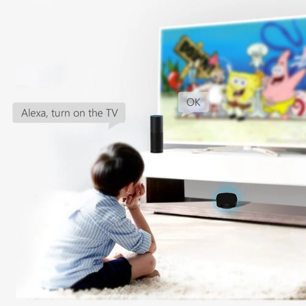 Mini Universal Automatic TV Remote Control Smart Home Hub Learning Controller WIFI+IR Intelligent Smart Remote smart Home sensor