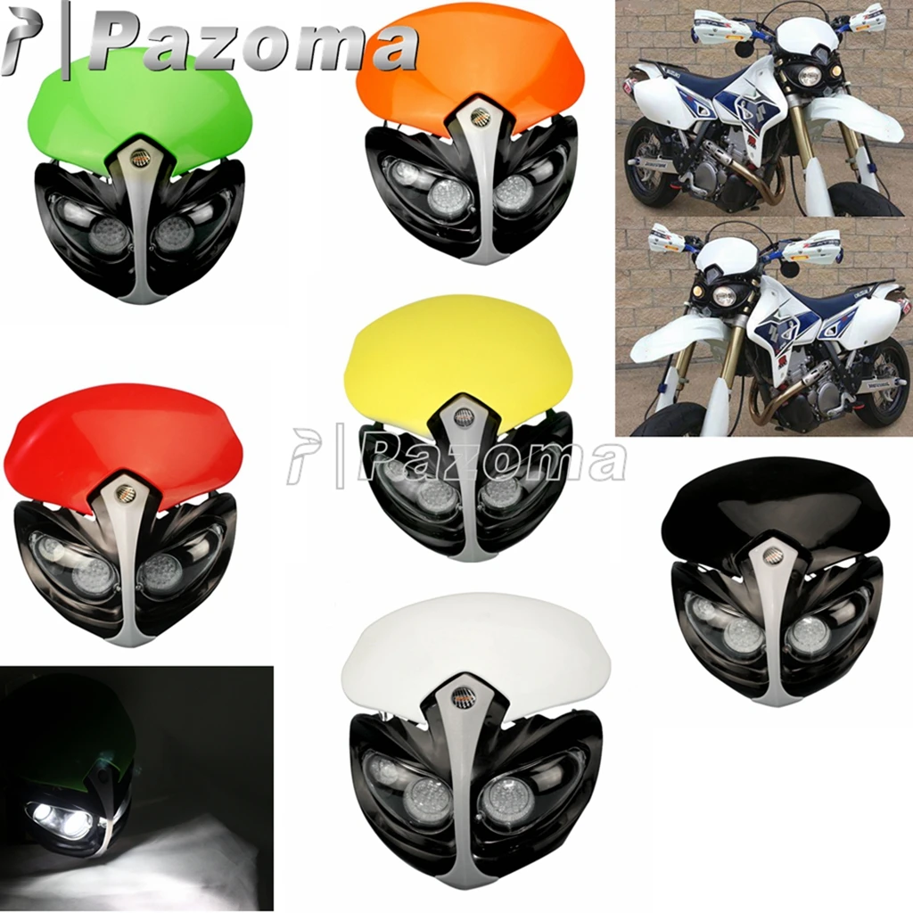 Фара для мотоцикла Pazoma CRF50F CRF70F CRF80F CRF100F CRF150F белый светодиодный фонарь