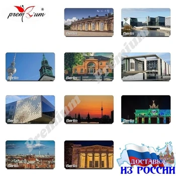 

Fridge magnet stiker Berlin Берлин, Германия туристический Магнит на холодильник размером 40x70 мм.