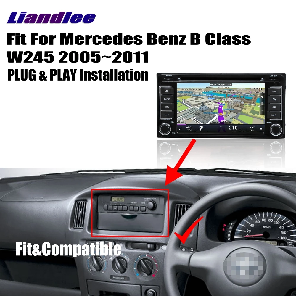 Liandlee Android автомобильный радиоприемник CD DVD плеер для Toyota Matrix E130 / Probox 2002 ~ 2012 GPS