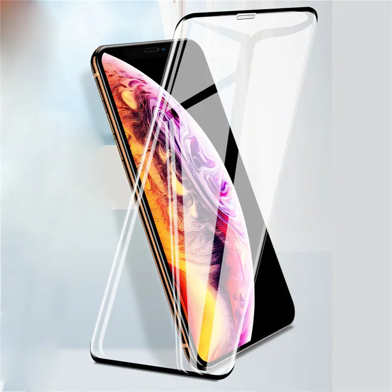 

Binmer 1/2 PCS Full Cover Tempered Glass Protector For IPhone 11 6.1inch Anti-scratch Screen Protector Film