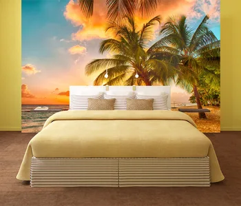 

[Self-Adhesive] 3D Beach Under The Twilight 1933890 Wall Paper mural Wall Print Decal Wall Murals