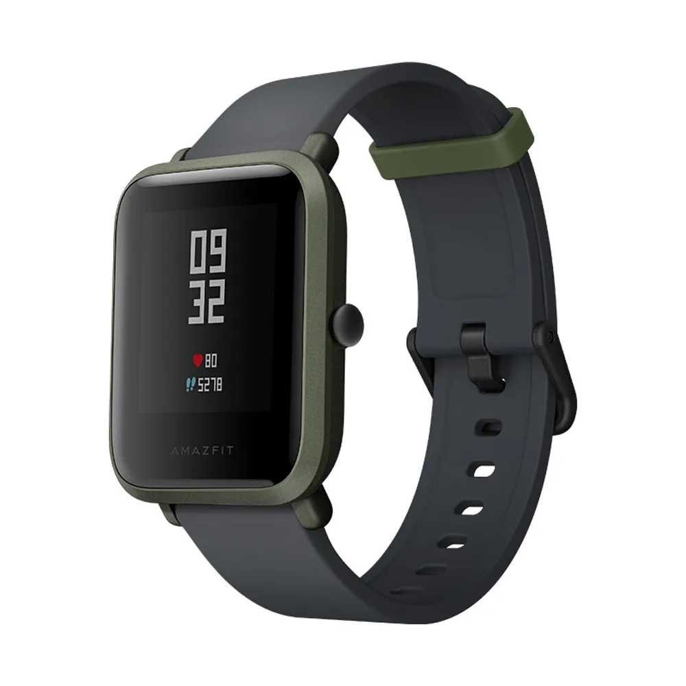 Высокое качество лучшие PriceXiao mi Amazfit Bip часы Huami Смарт Bluetooth браслет с пульсометром горячая Распродажа покупки - Цвет: A