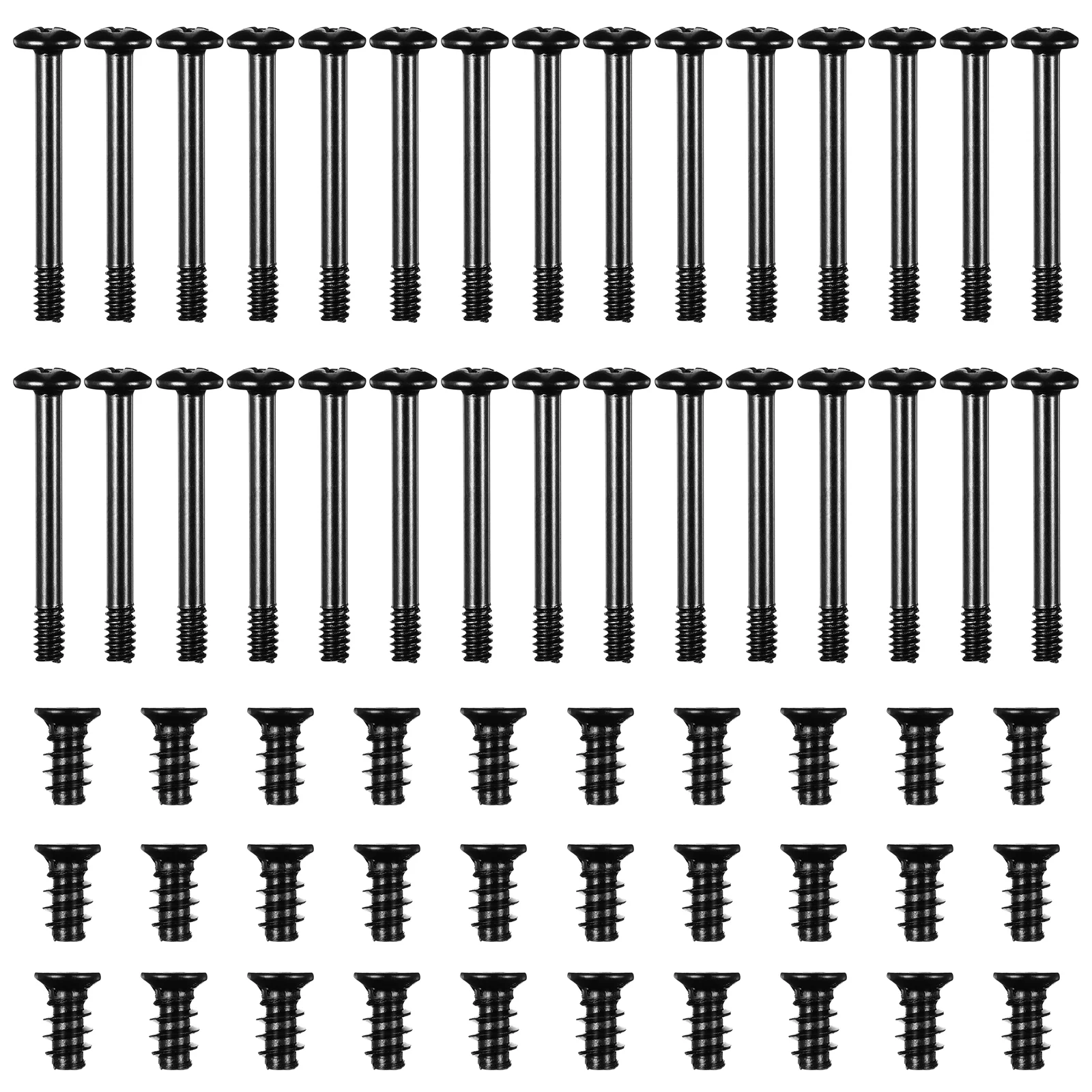 Balacoo 60pcs Computer Cooling Fan Mount Screws Case Fan Long Short