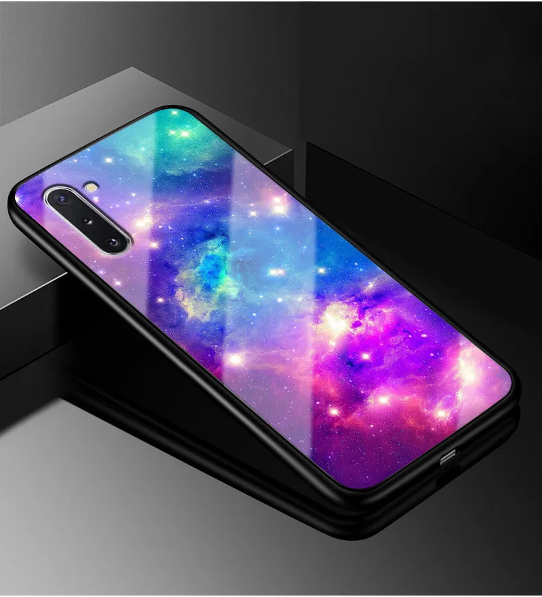Для samsung Galaxy Note 10 Pro Чехол для телефона Модный чехол из закаленного стекла для samsung Note 10 защитный чехол