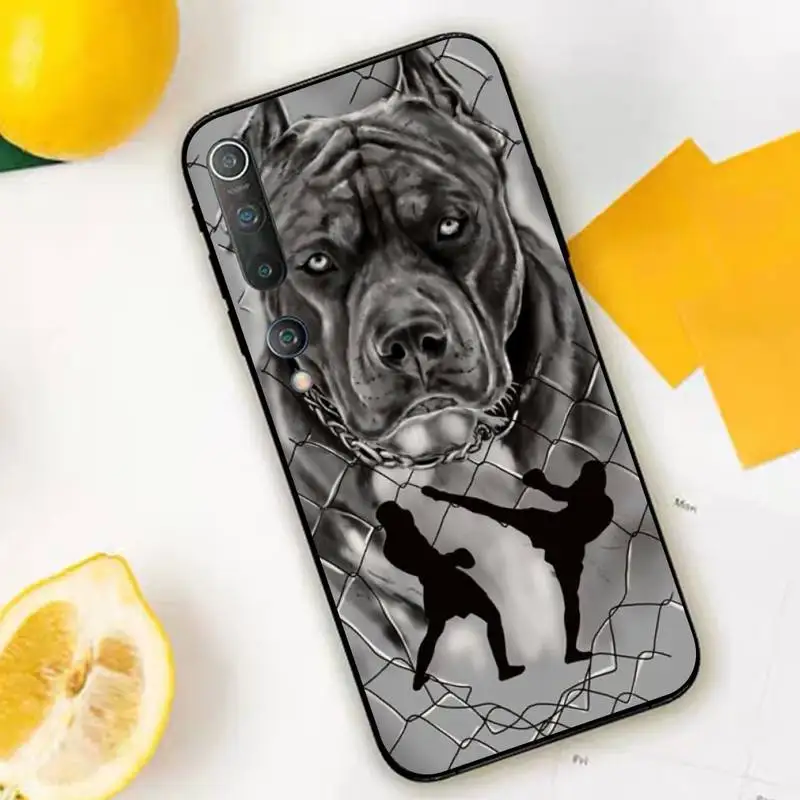 TOPLBPCS питбулл прекрасный Собака Мягкий чехол для телефона Капа Xiaomi mi 5 6 plus 6x8 8se 8lite 9