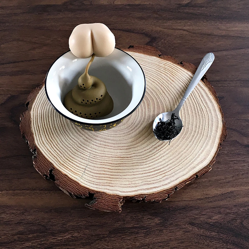 Силиконовый чайный заварочный креативный Забавный пакетик травяного чая в форме какашки многоразовый фильтр для кофе рассеиватель ситечко аксессуары для чая